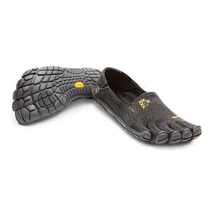 Vibram CVT-Hemp Black Womens Casual Shoes | India-678905